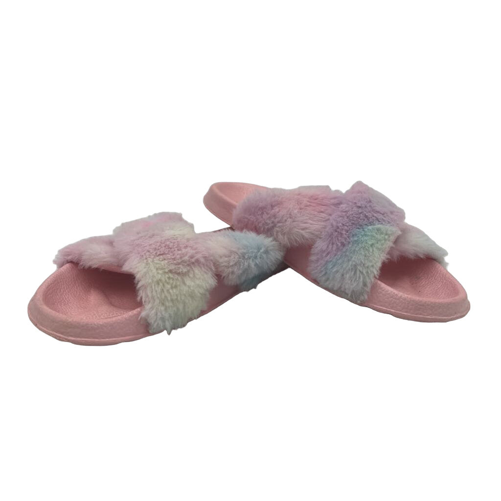 Fuzzy Slip-On Slippers