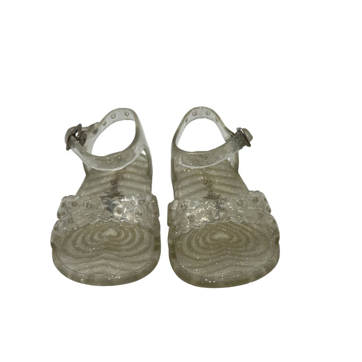 Snap Button Jelly Sandals