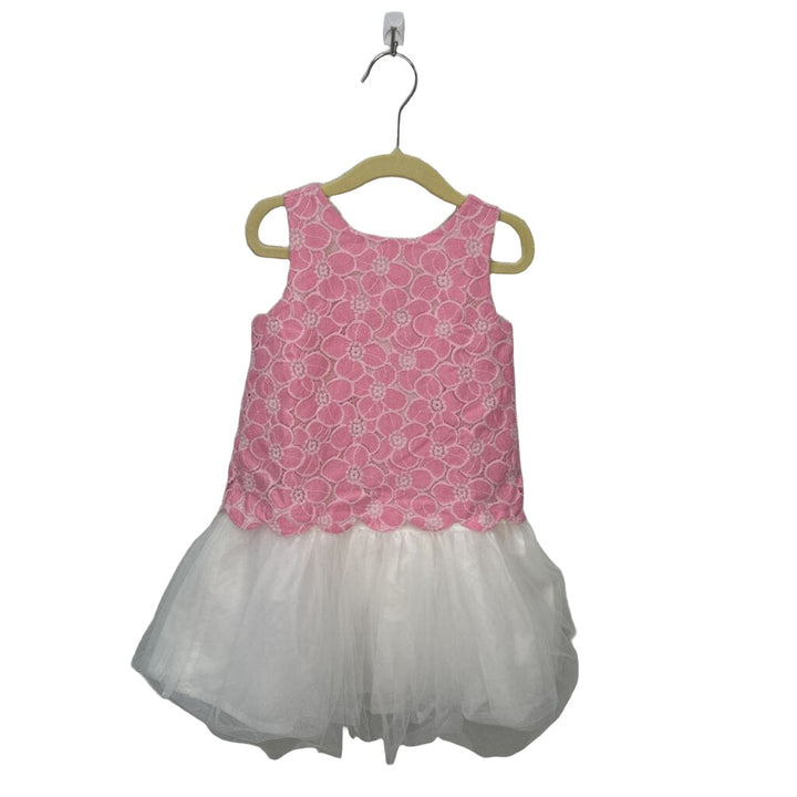 Floral Lace & Tulle Dress