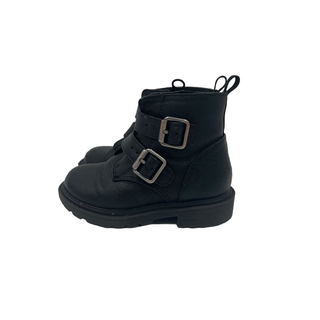 Zip-Up Buckle Boot