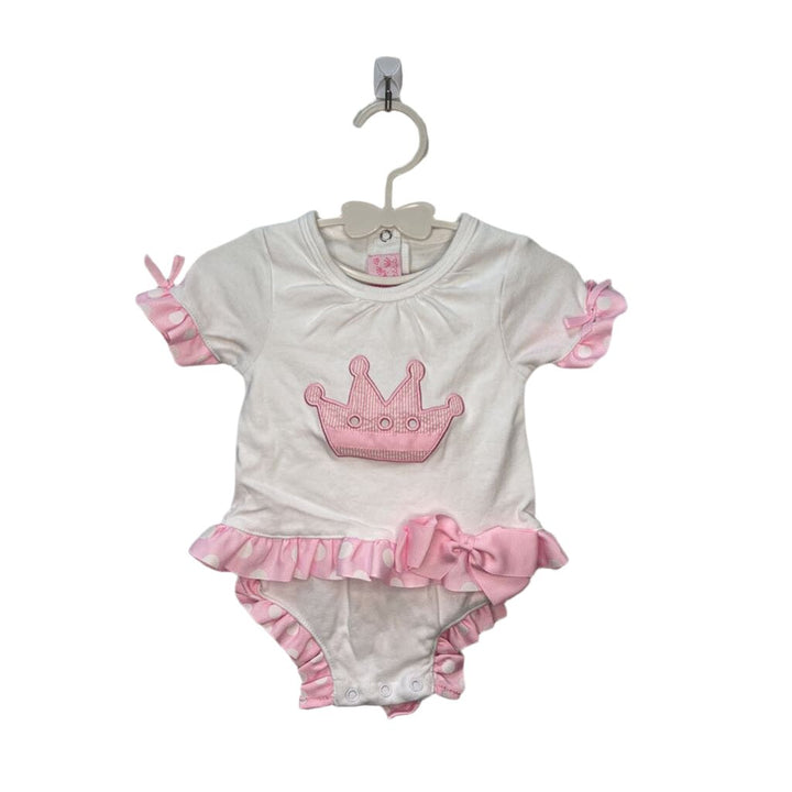 SS Romper / Princess Crown + Ruffles