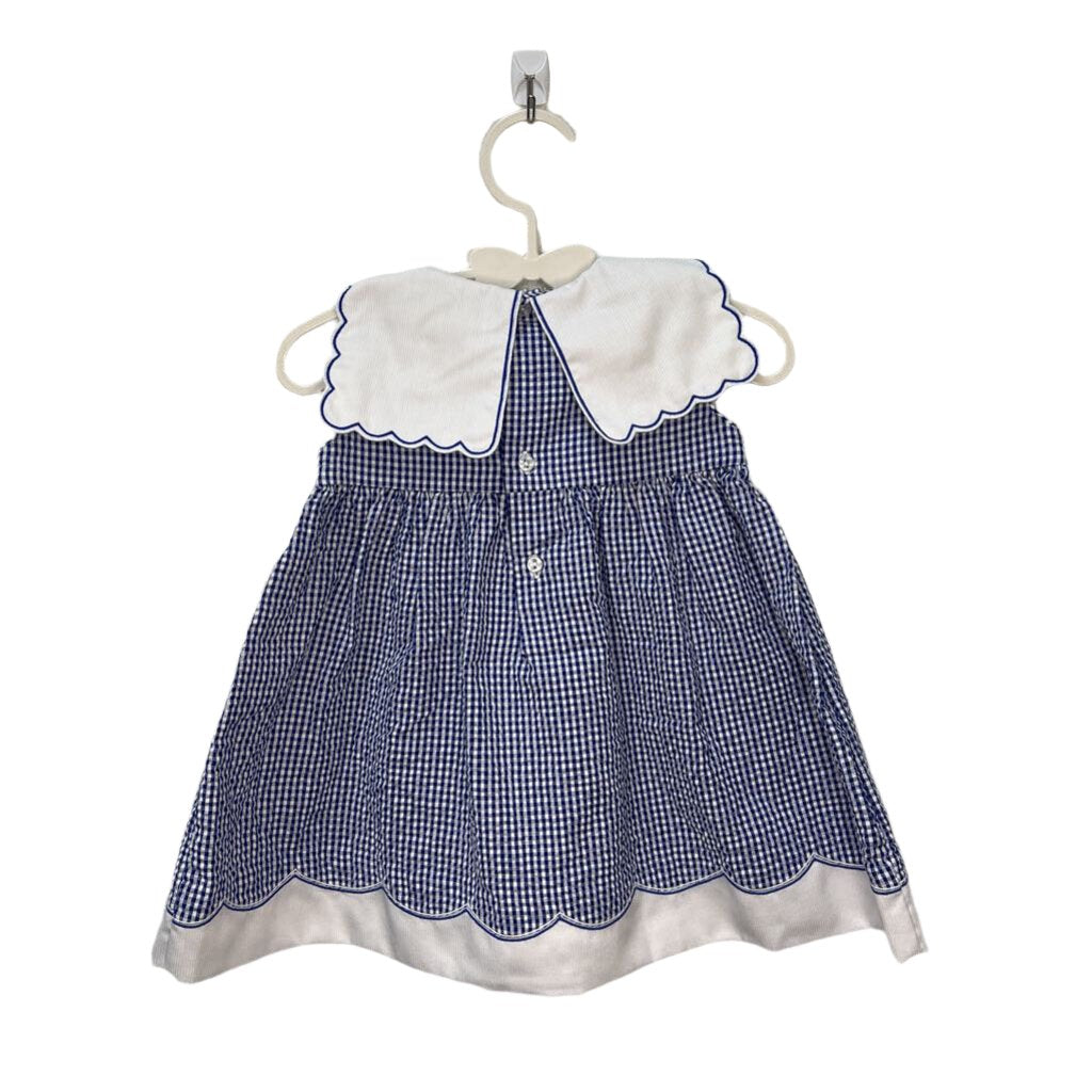 Sleeveless Smocked Set + Hat / Anchors