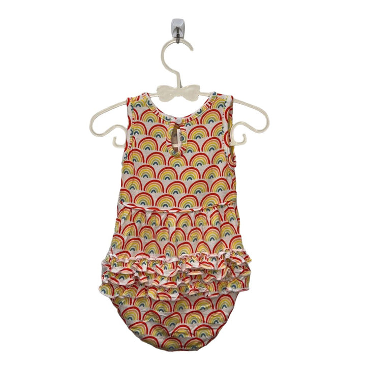 Sleeveless Romper / Rainbows