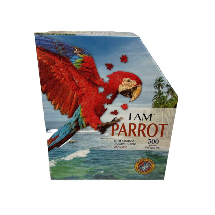 I Am Parrot Bird-Shaped Jigsaw Puzzle (300pc)