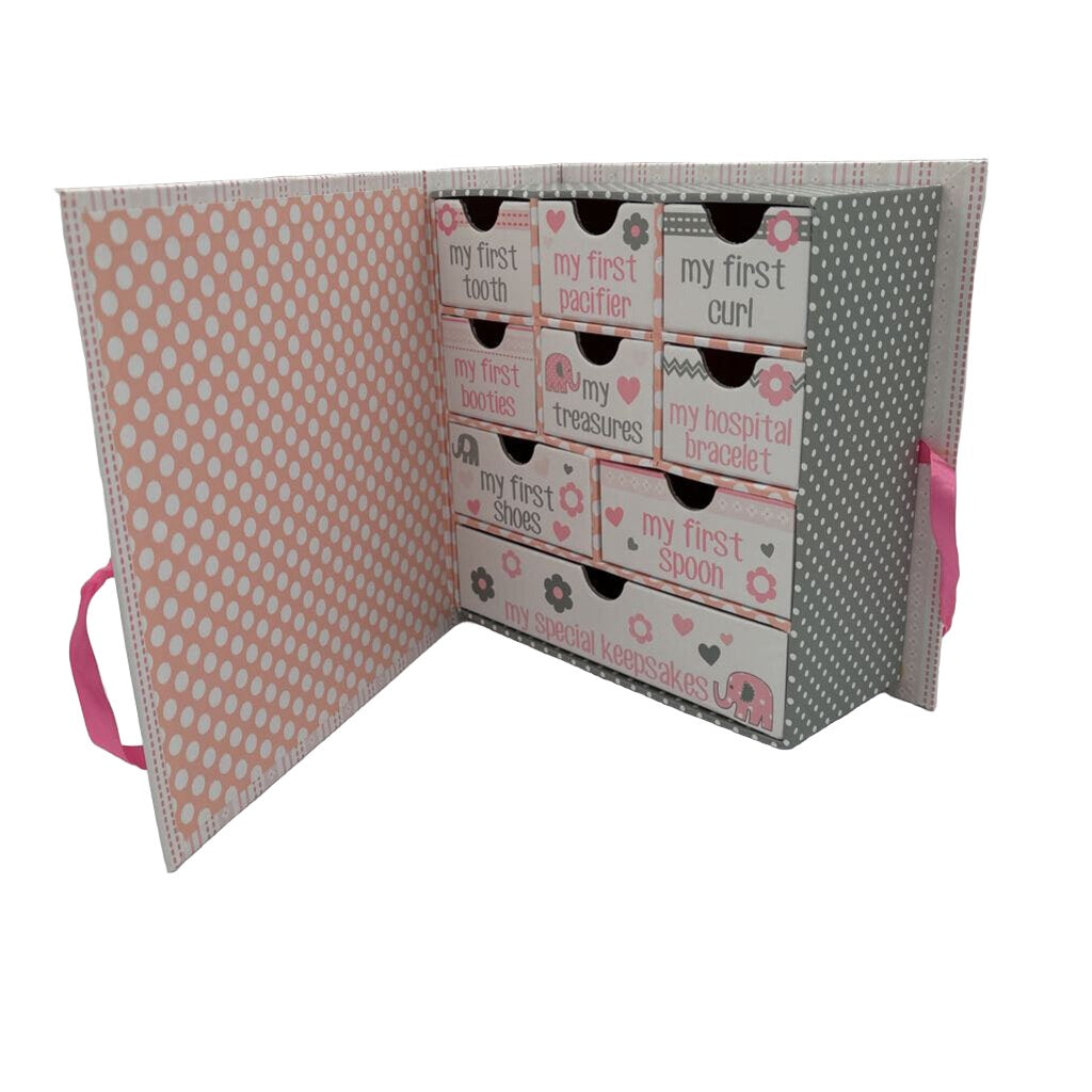 Elephant "My First" Keepsake Box
