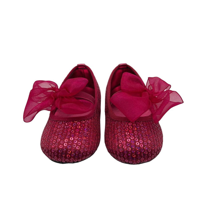 Slip On Glittery Flat Shoes