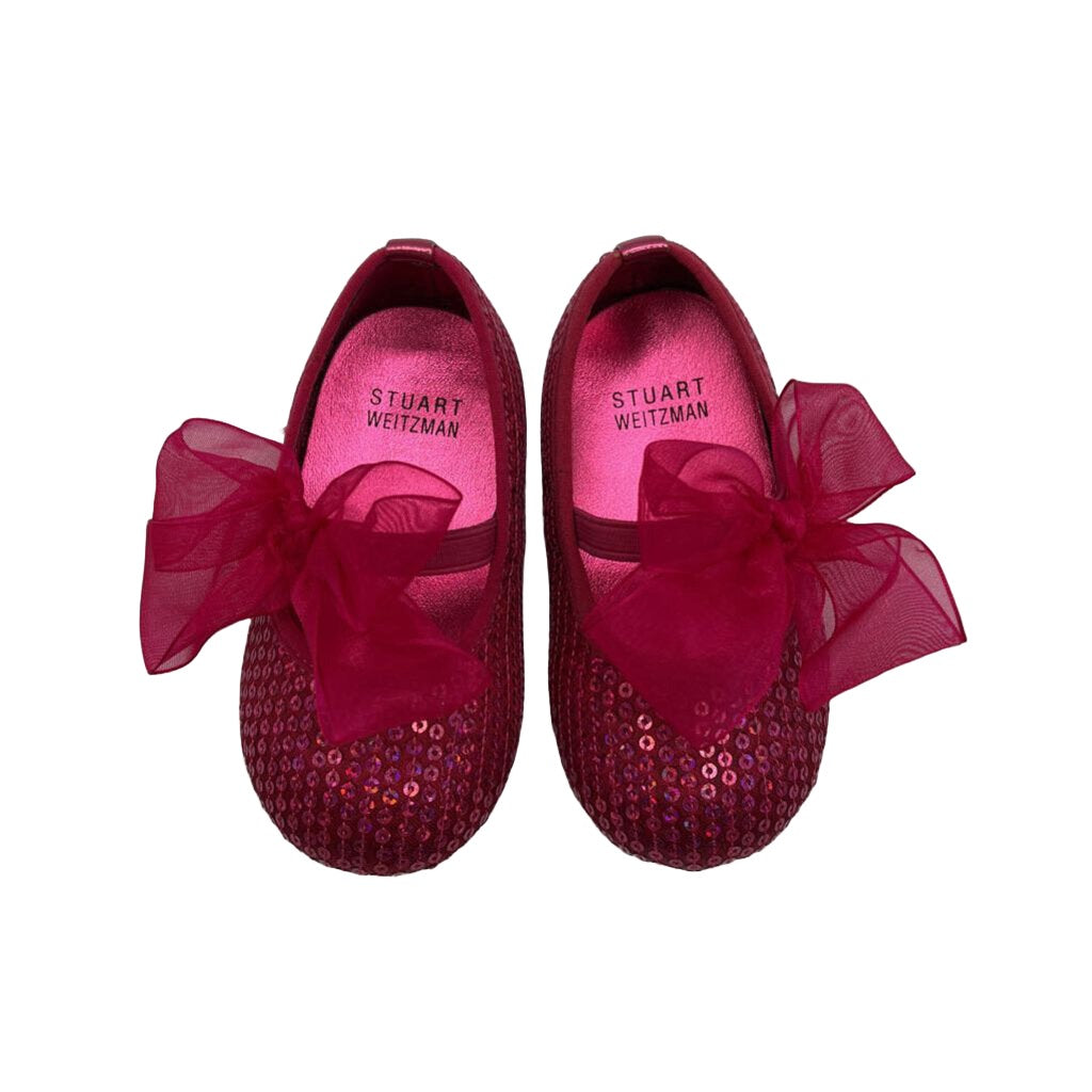 Slip On Glittery Flat Shoes