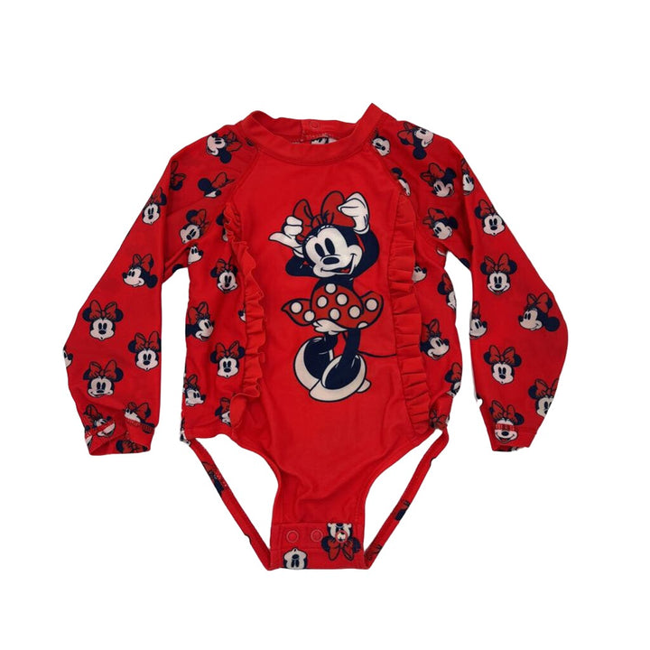 LS One Pc Bathing Suit / Minnie