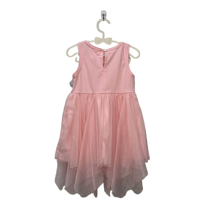 Sleeveless Tulle Skirt Dress / Tulle Flowers