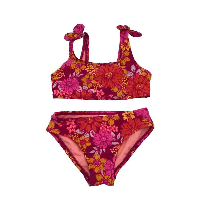 Two Pc Floral Bathing Suit