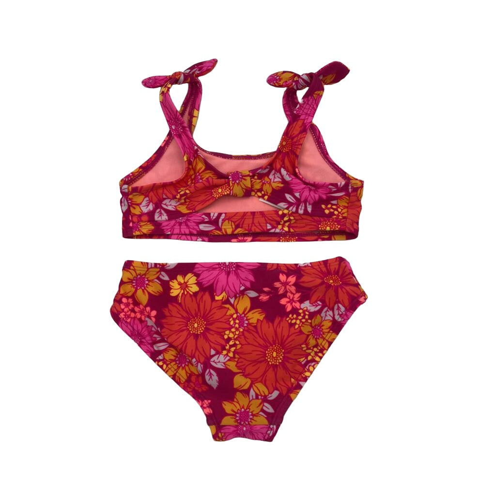 Two Pc Floral Bathing Suit