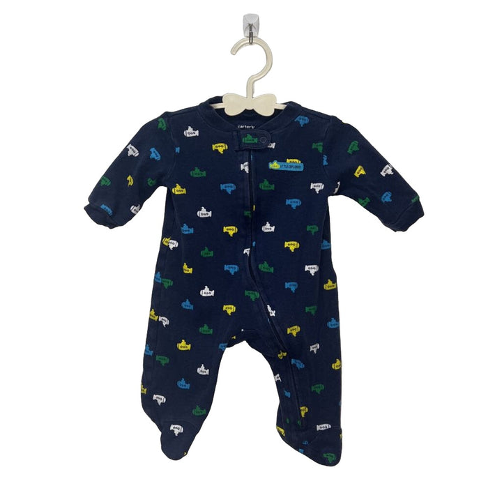 LS Footed Onesie / Submarine