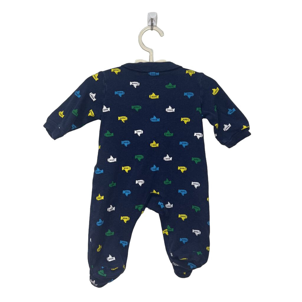 LS Footed Onesie / Submarine