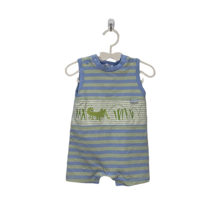 Sleeveless Romper / Grasshoper