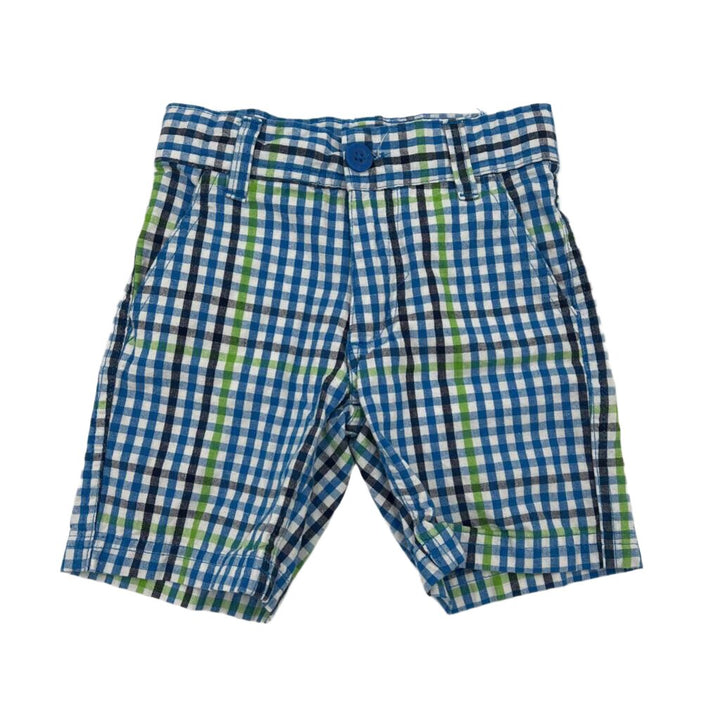 Adjustable Waist Shorts / Checkered