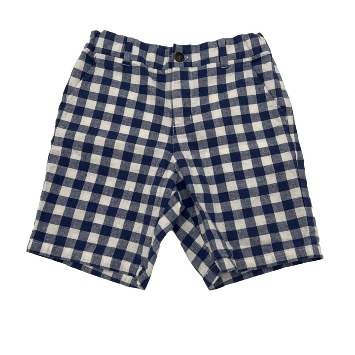 Adjustable Waist Shorts / Checkered