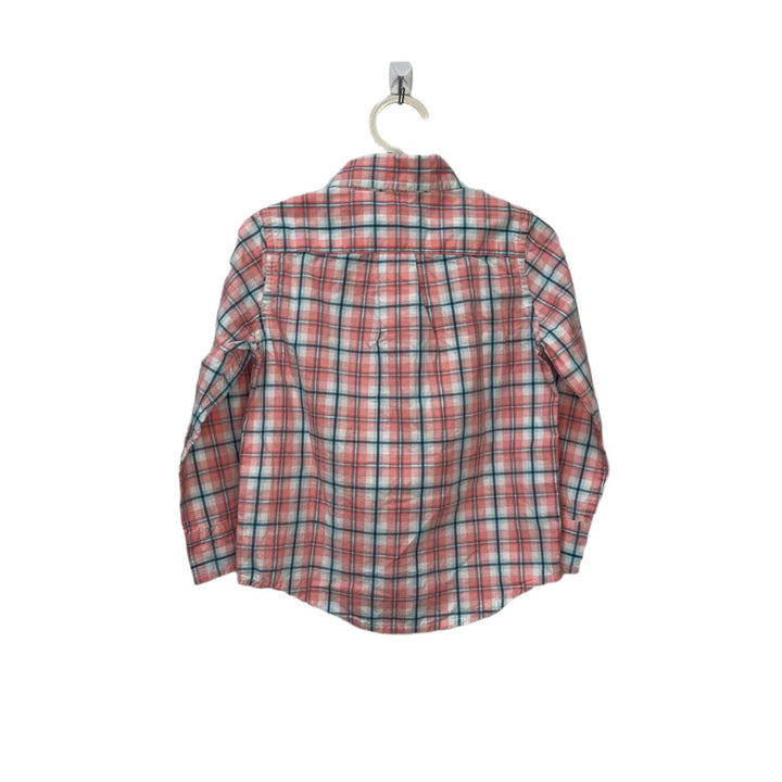 LS Collared Button Down / Plaid
