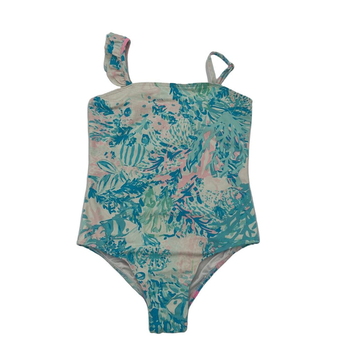 One Pc Bathing Suit / Leaves