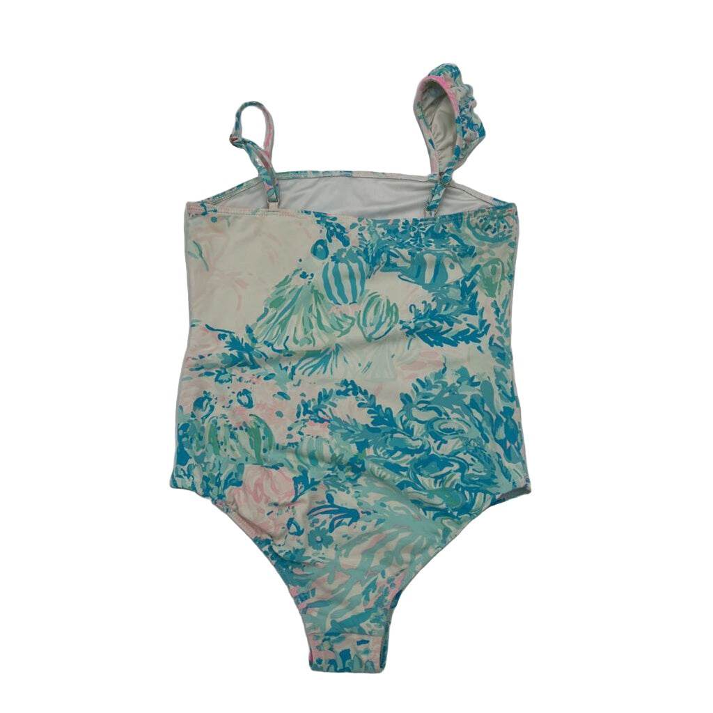 One Pc Bathing Suit / Leaves