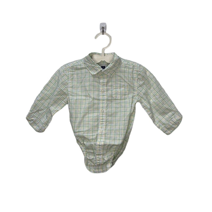 LS Collared Button Up / Plaid