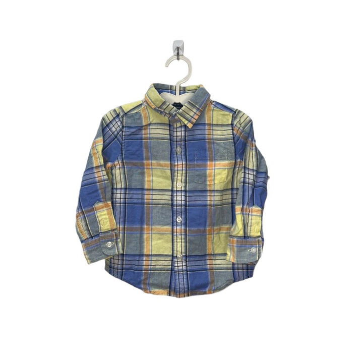 LS Collared Button Down / Plaid
