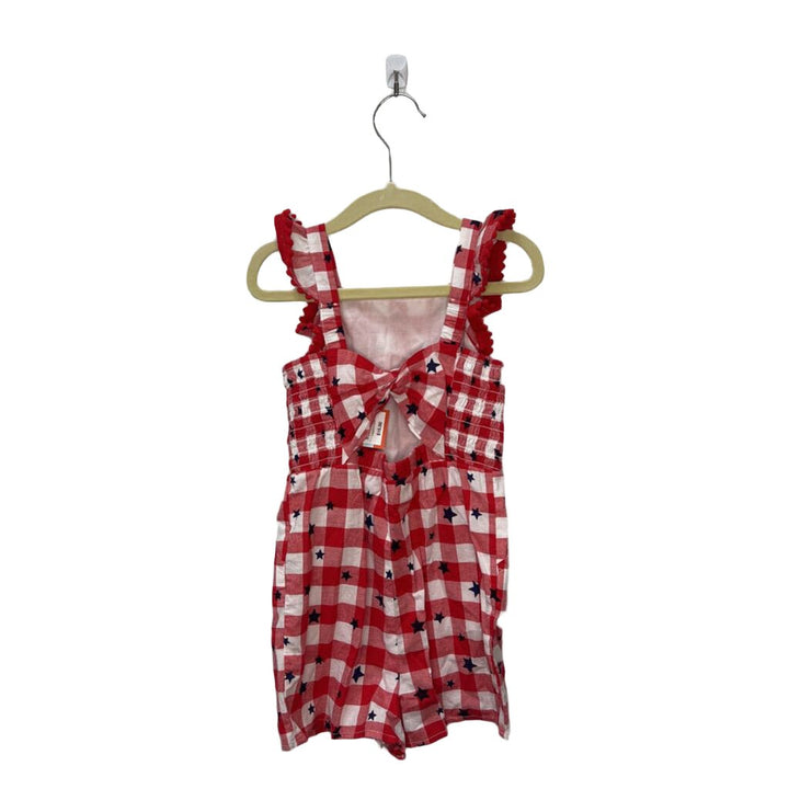 "Star" Checkered Romper