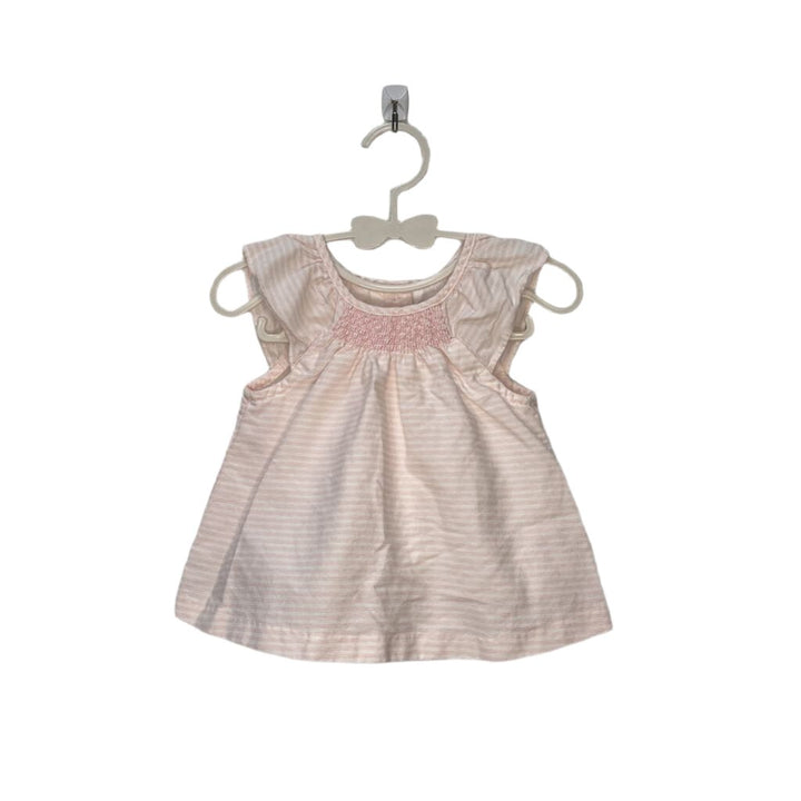 Ruffle Sleeves Striped Shirt