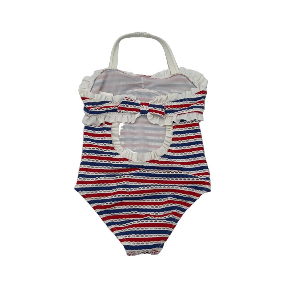 Striped 1 PC Swimsuit