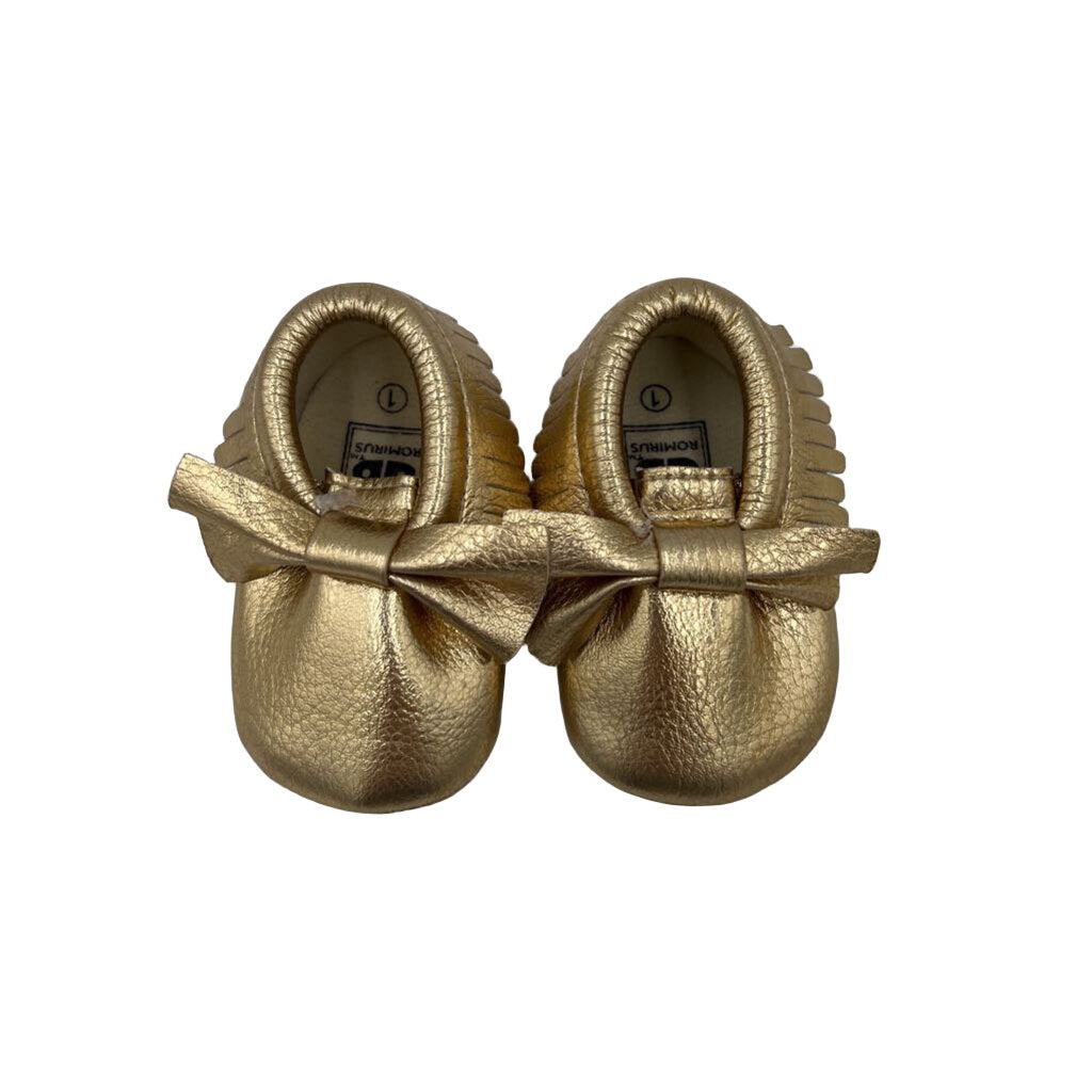 Infant Baby Fringe Moccasin Slipper