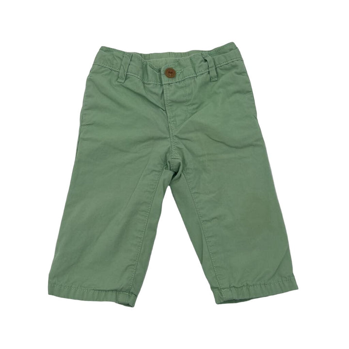 Elastic Waist Pants / Plaid Lined