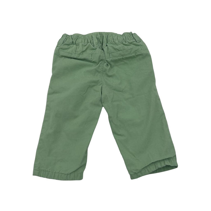 Elastic Waist Pants / Plaid Lined