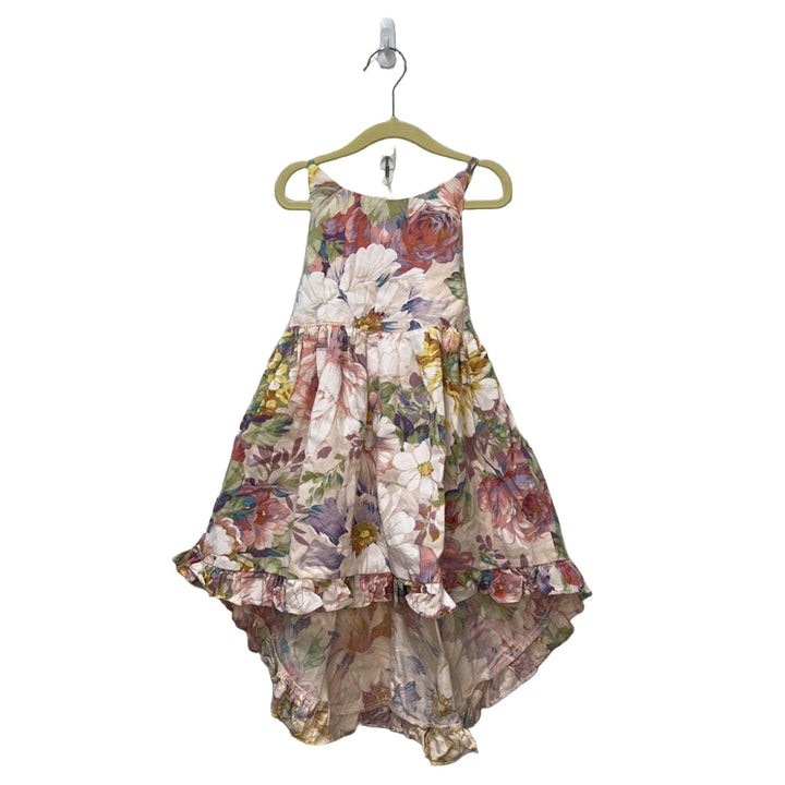 Floral High Low Dress