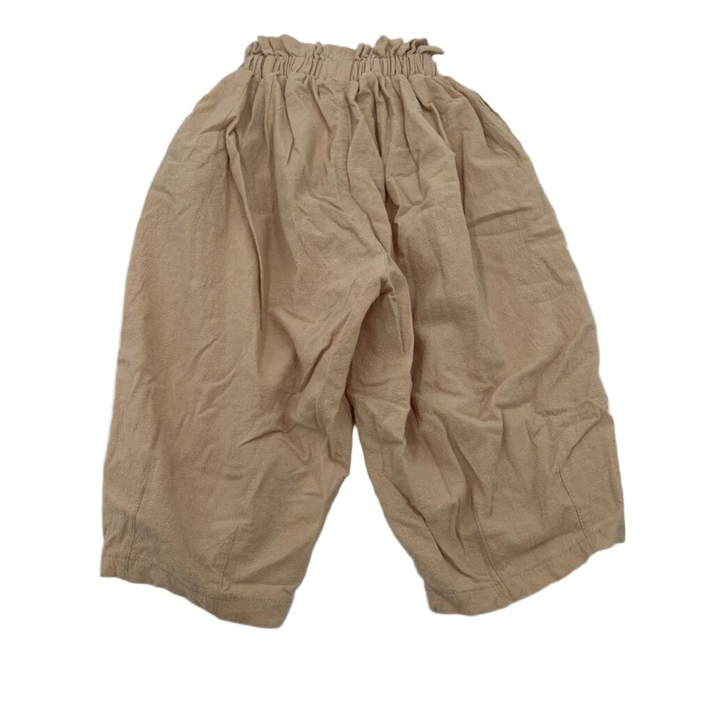 Elastic Drawstring Linen Pants