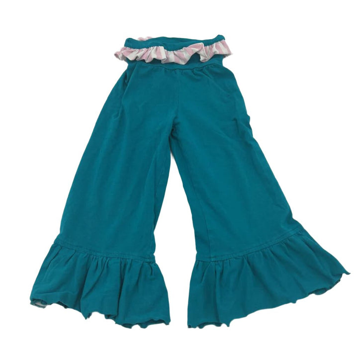 Large Band Leggings / Ruffle Flare