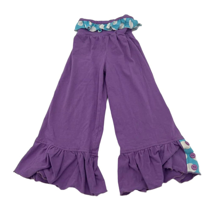 Large Band Leggings / Ruffle Flare