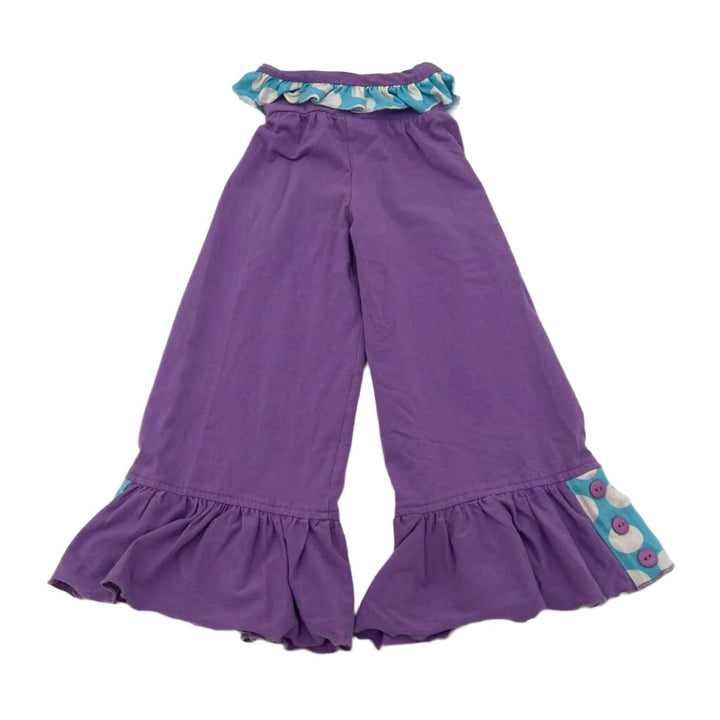 Large Band Leggings / Ruffle Flare