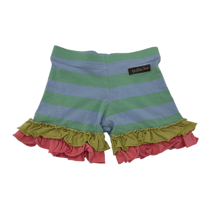 Bike Shorts / Ruffles + Stipes