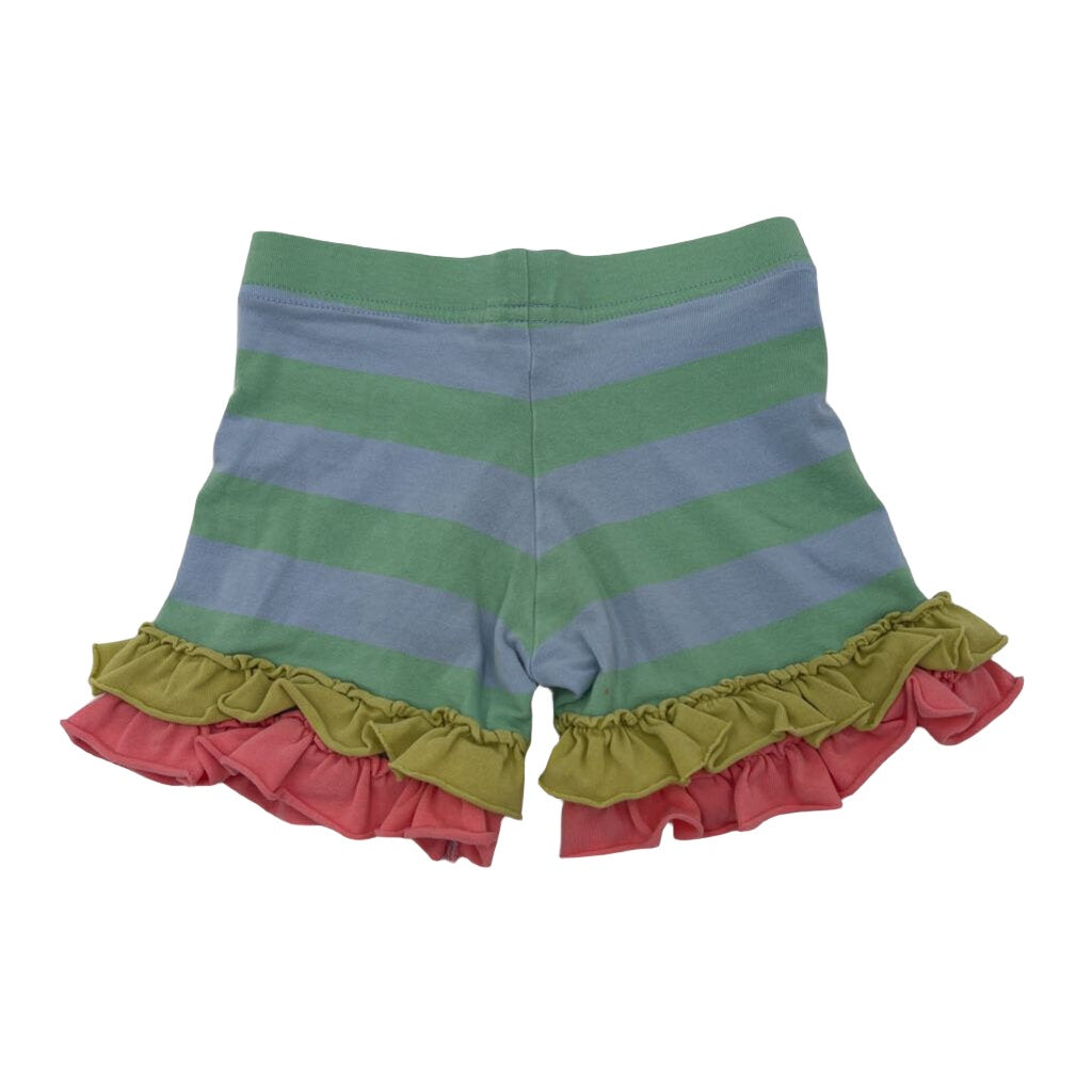 Bike Shorts / Ruffles + Stipes