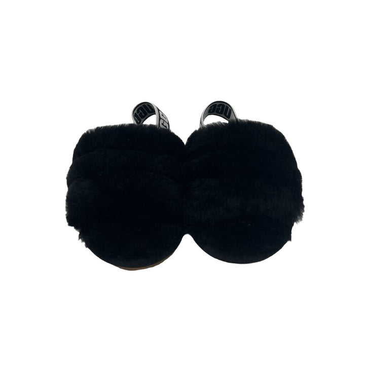 Elastic Back Faux Fur House Slippers