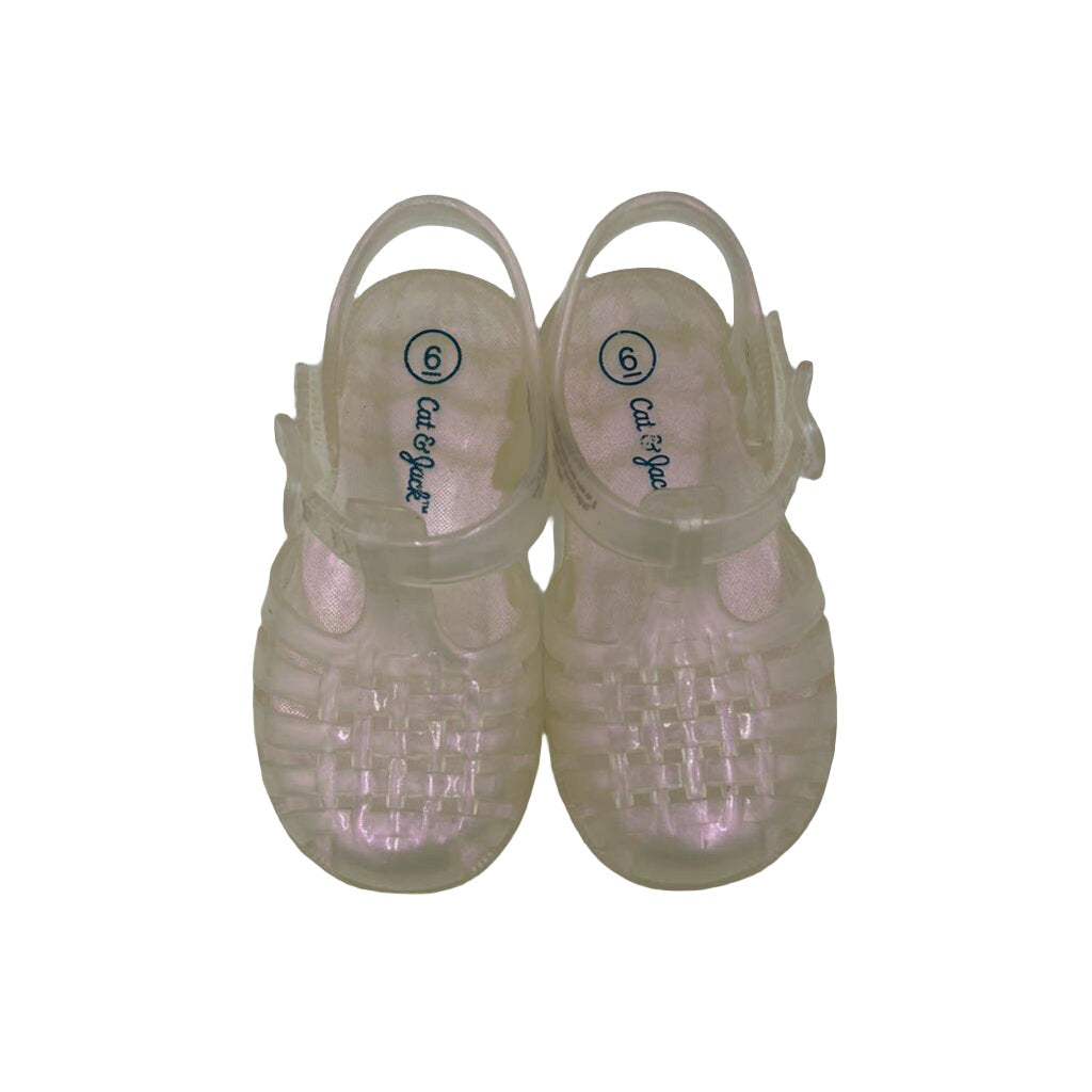 Velcro Closed Toe Jelly Shoes