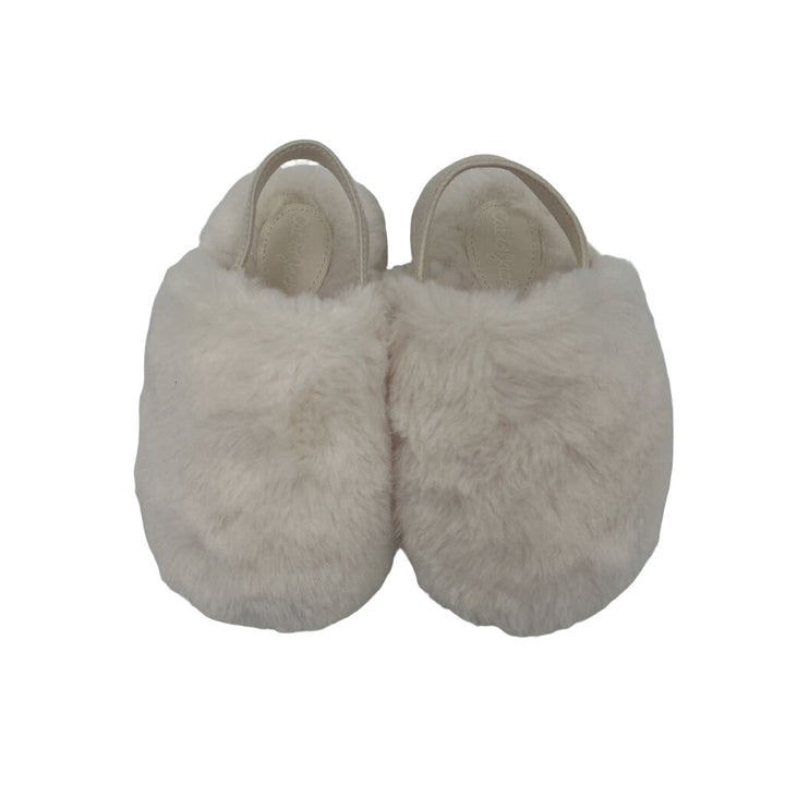 Elastic Strap Faux Fur House Slippers