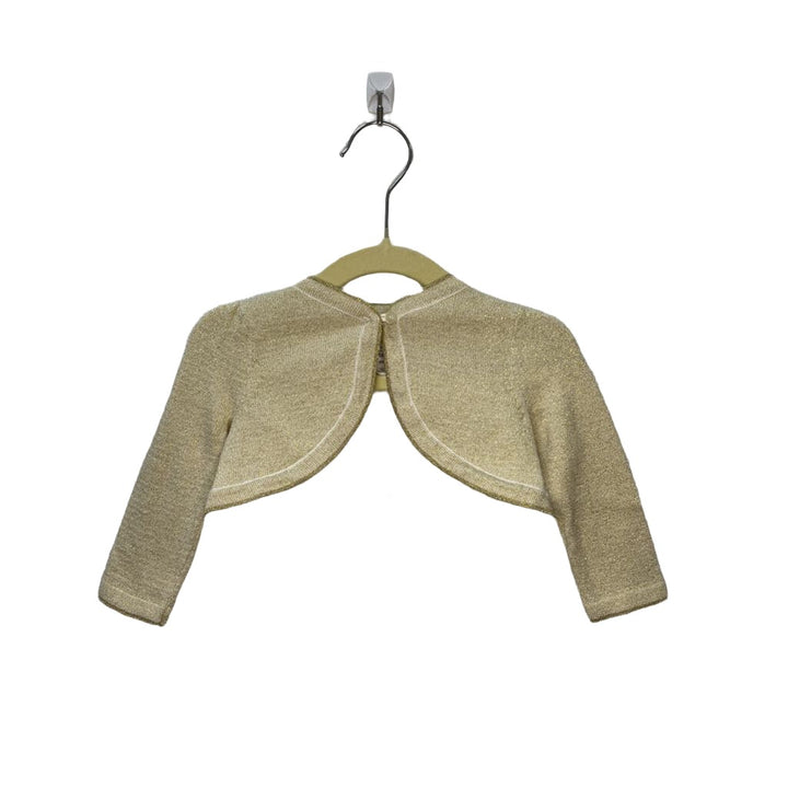 LS Glittery Single Button Shrug