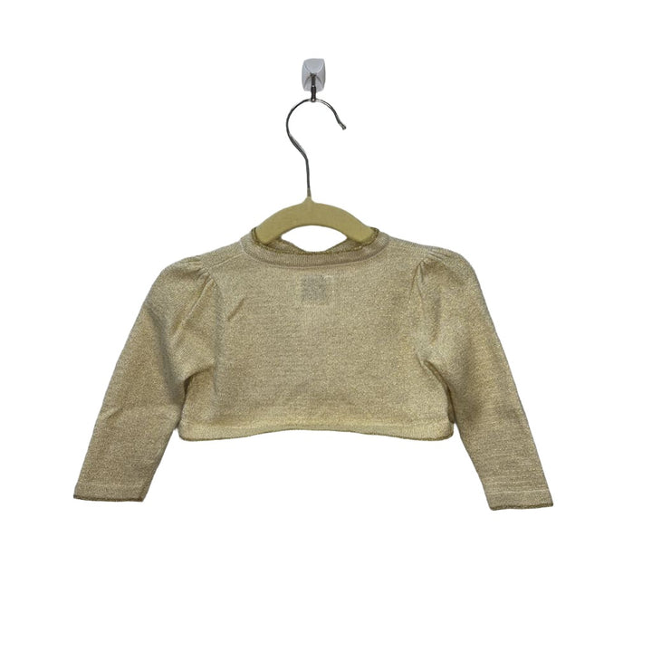 LS Glittery Single Button Shrug