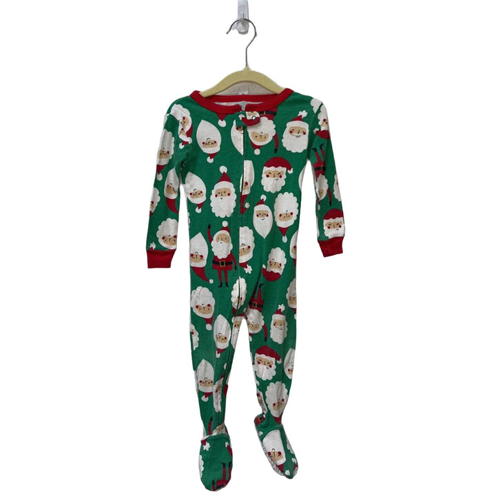 LS Footed Onesie / Santa