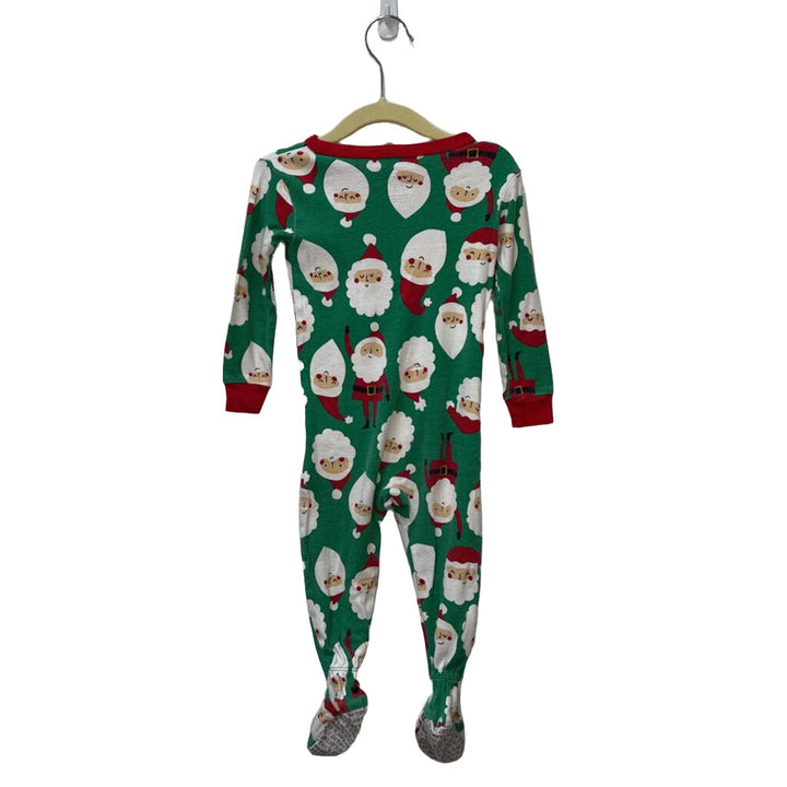 LS Footed Onesie / Santa