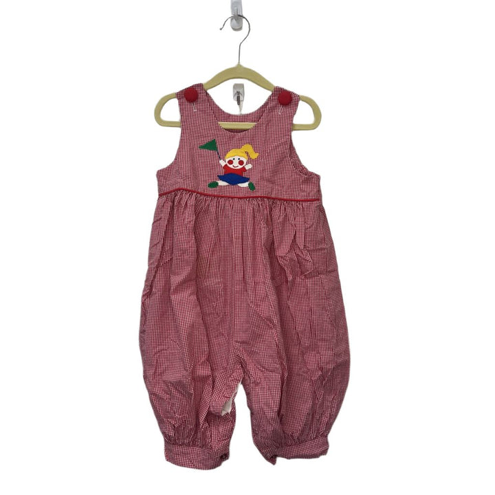 Checkered Bubble Romper