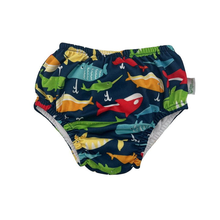 Whale Swim Diaper Cover