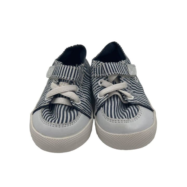 Velcro Striped Sneakers