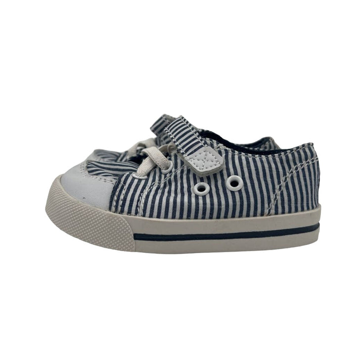 Velcro Striped Sneakers