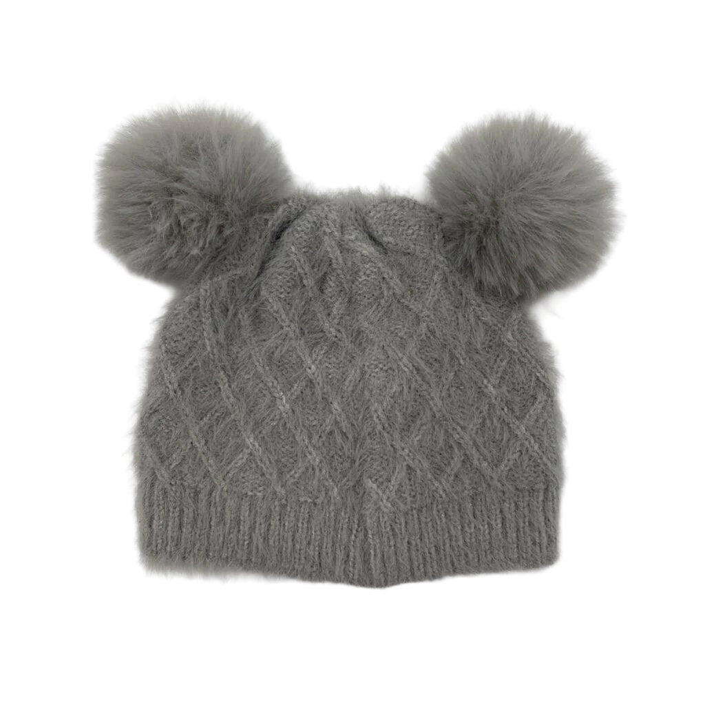 Knit Pom-Pom Ear Hat
